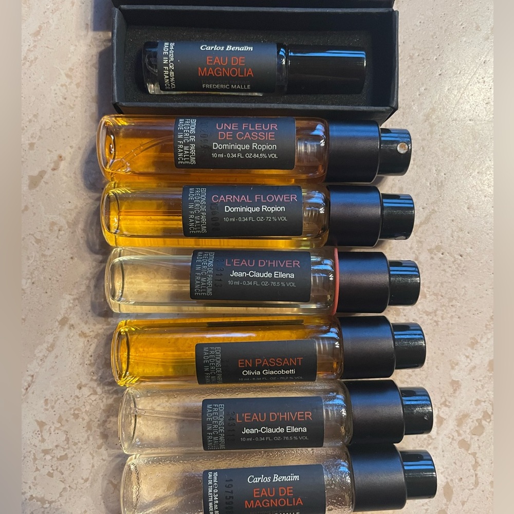 Frederic Malle- 10ml variety pack- 75% full